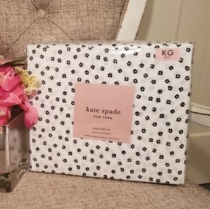 Kate Spade 4 Piece King Sheet Set